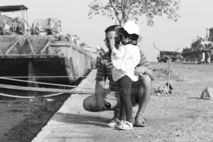 Flamingoes in Sewri Mudflat, Mumbai