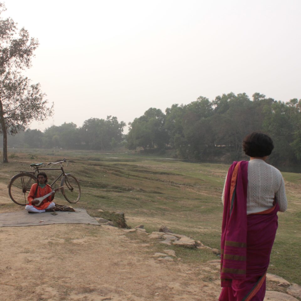 Kopai River in Shantiniketan