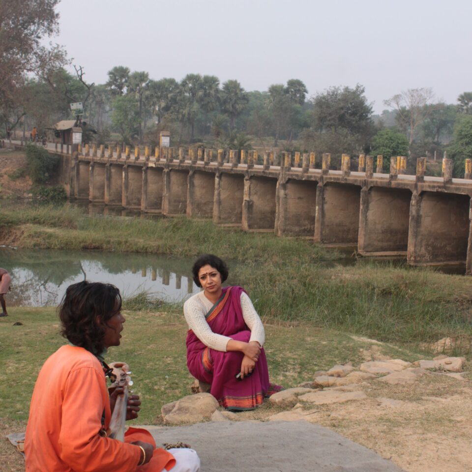 Kopai River in Shantiniketan