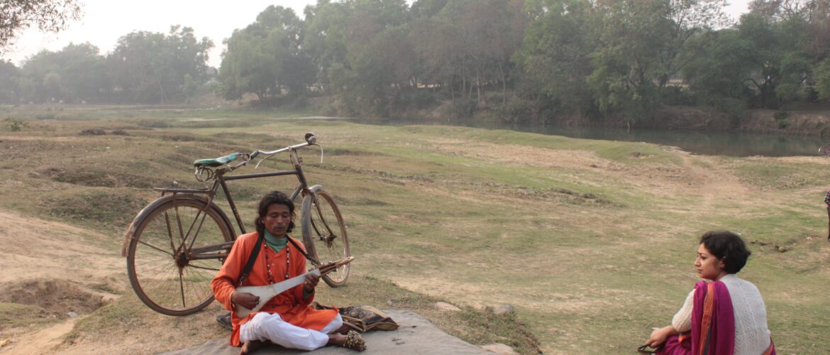 Kopai River in Shantiniketan