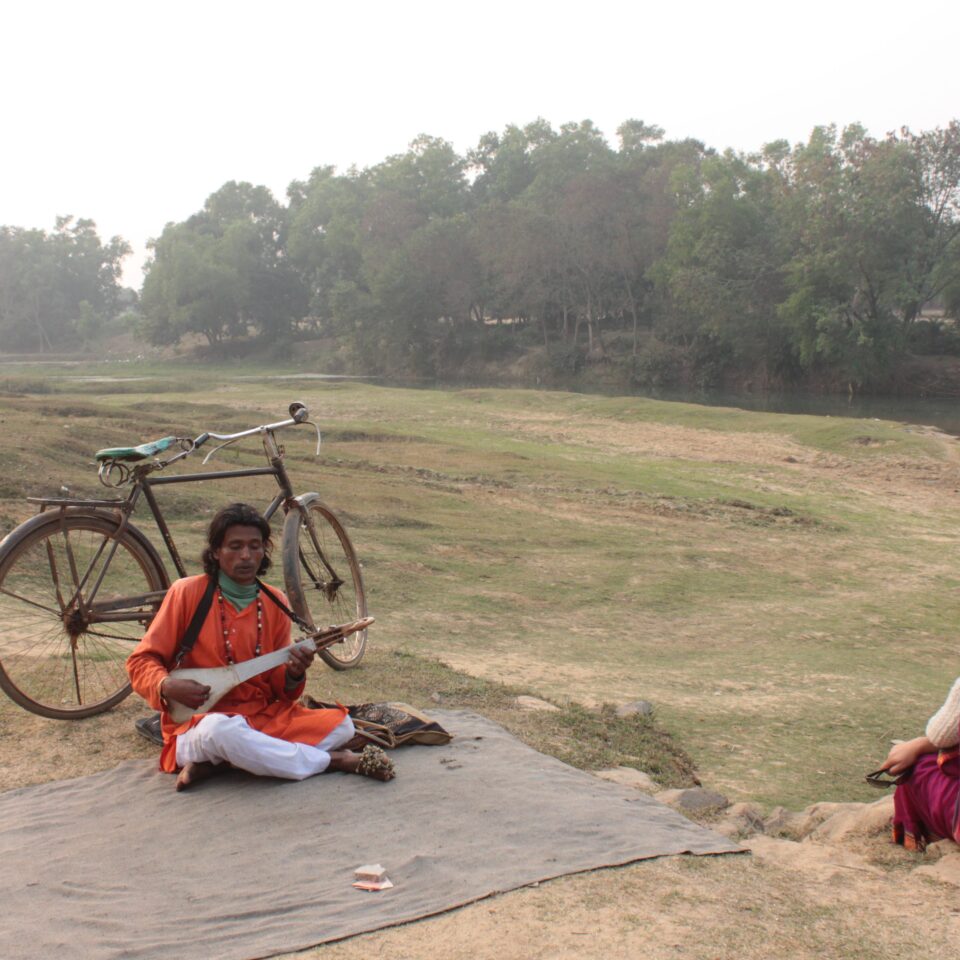Kopai River in Shantiniketan