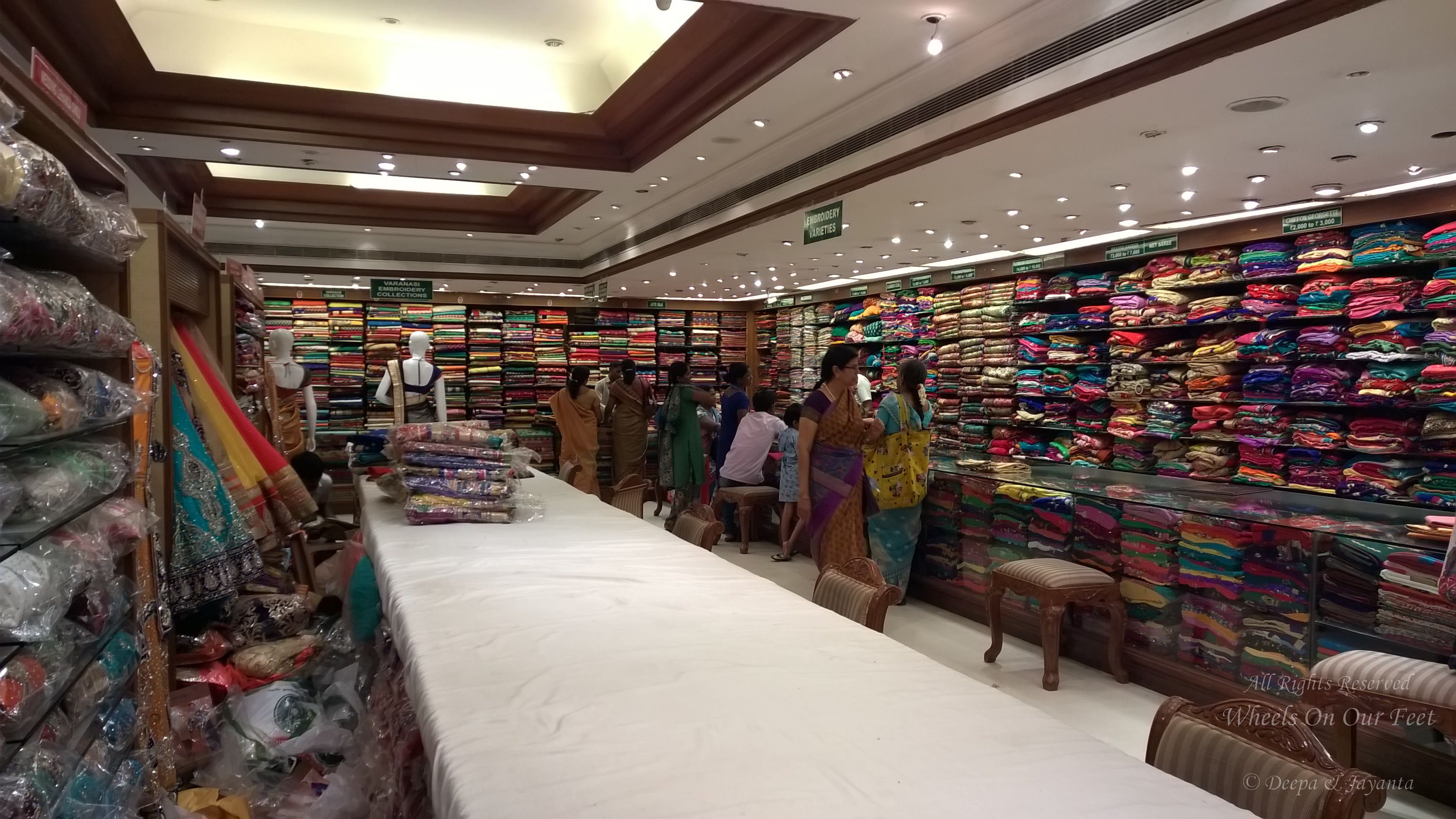 Saree Shopping in Chennai (2) Wheels On Our Feet