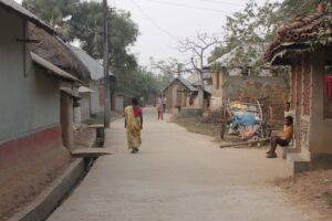 Touring Sonajhuri Gram in Shantiniketan
