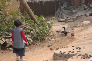 Touring Sonajhuri Gram in Shantiniketan