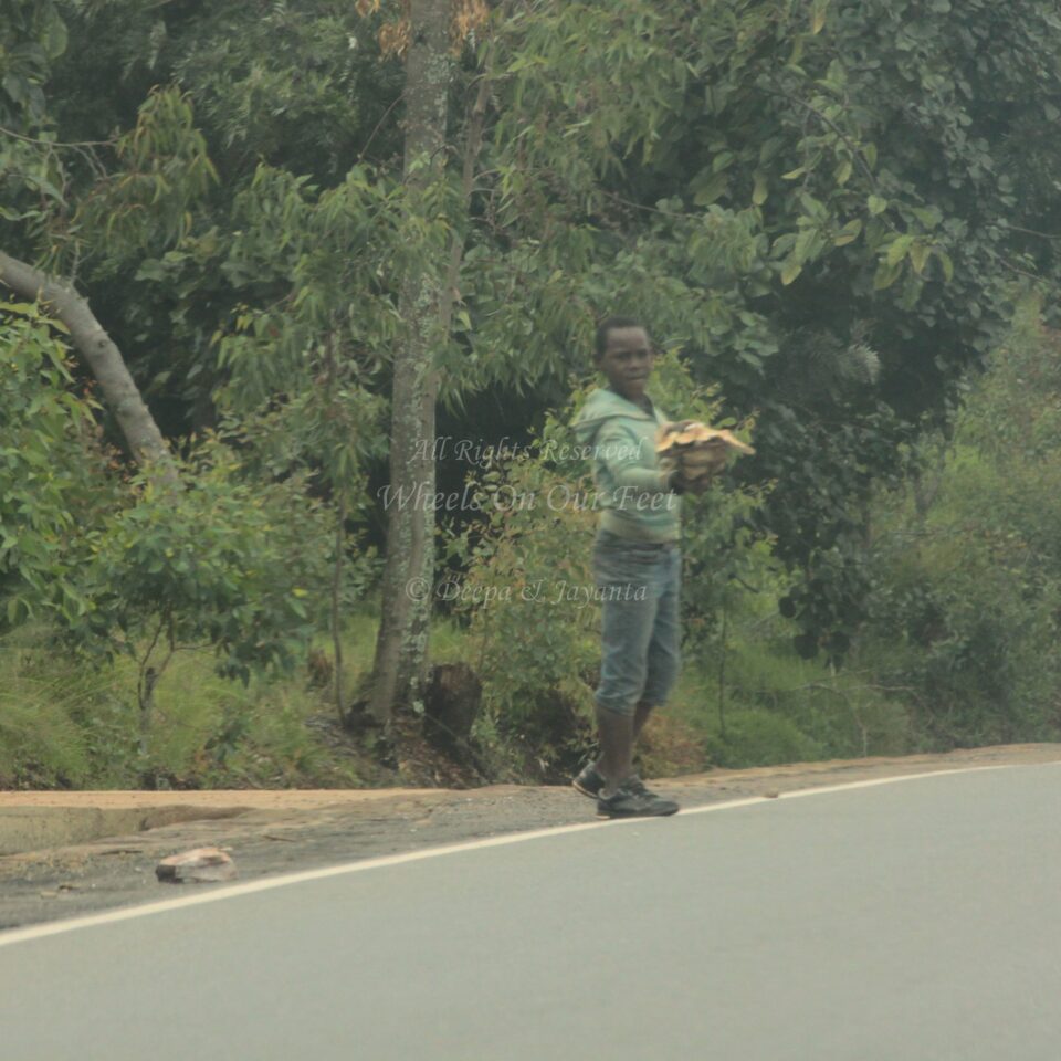 Drive from Kigali to Gisenyi, in Rwanda.