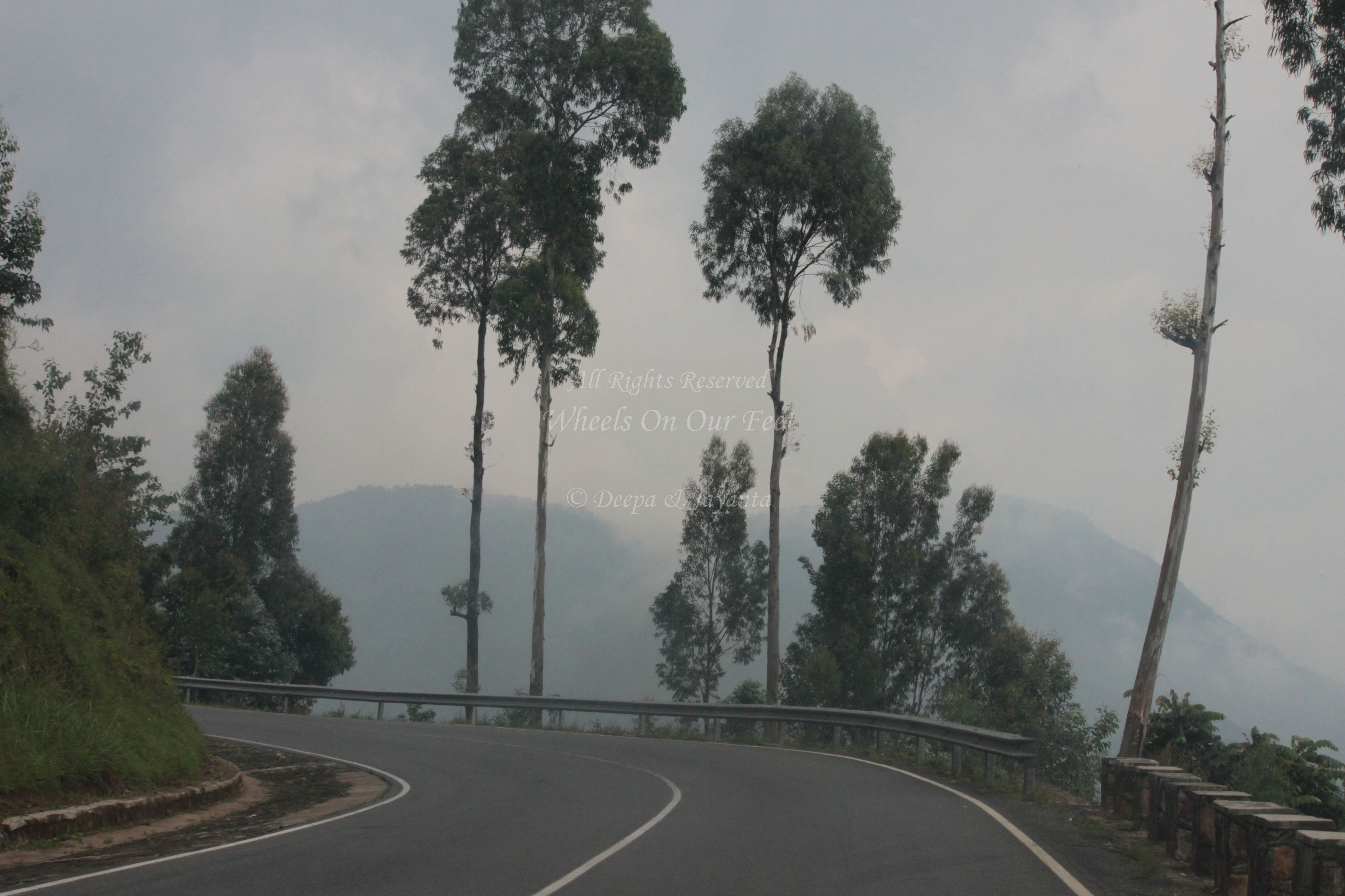 Drive from Kigali to Gisenyi, in Rwanda.