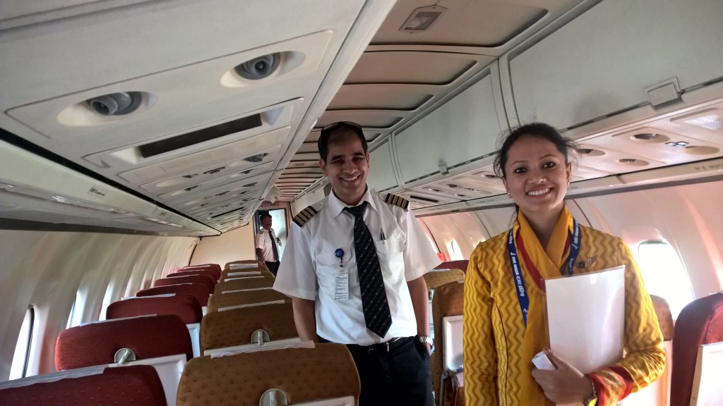 Pantnagar Airport -- Air India Flight Delhi to Pantnagar