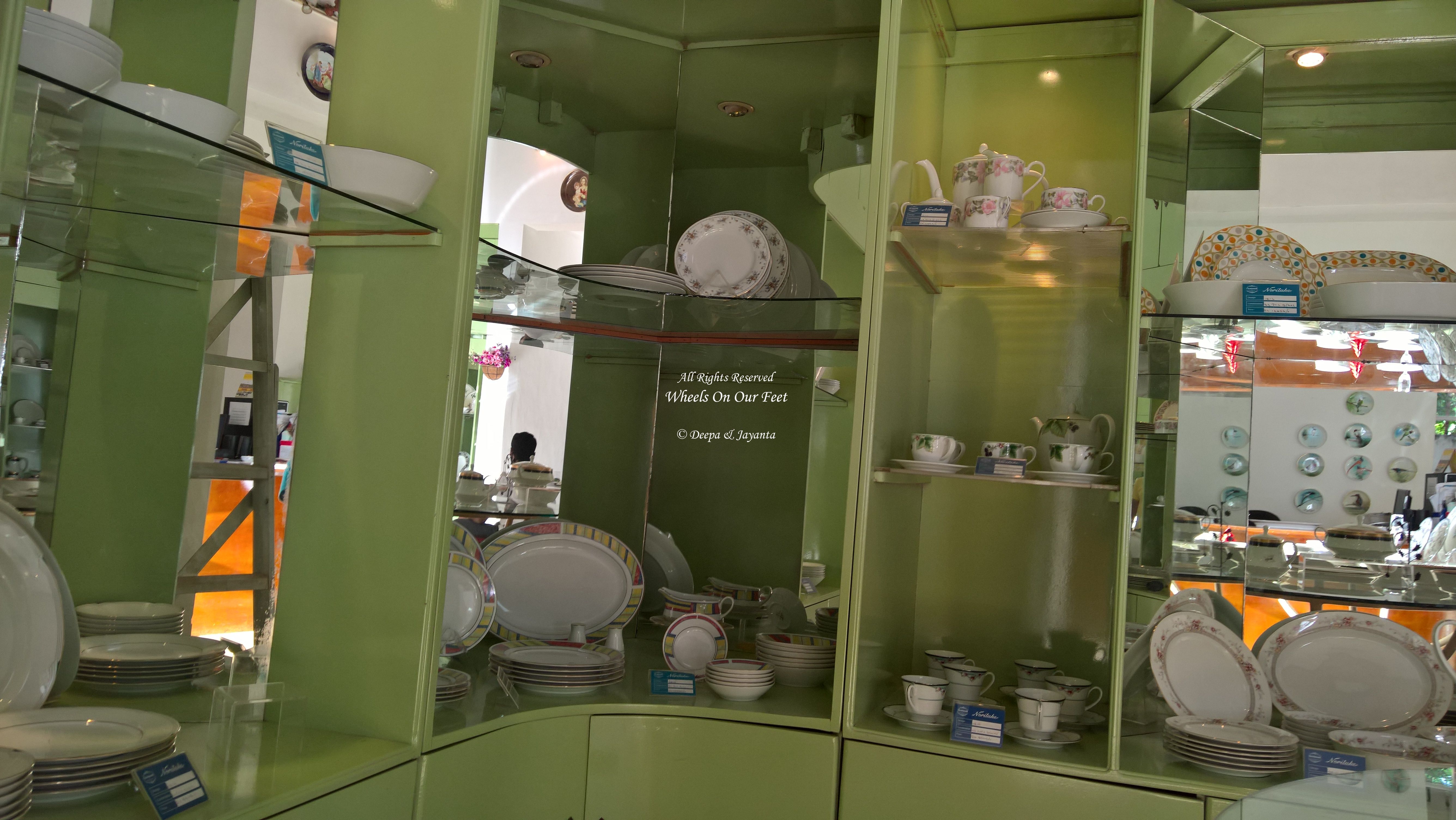 Tableware Shopping at Noritake in Sri Lanka (1) Wheels On Our Feet