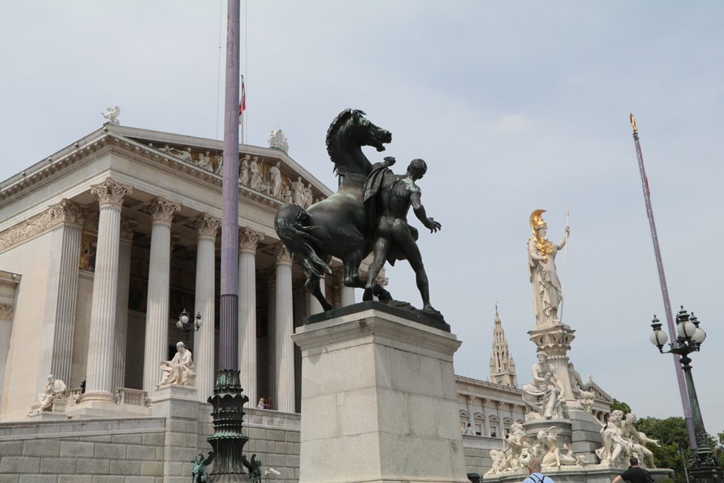 Sight-seeing in Vienna, Austria