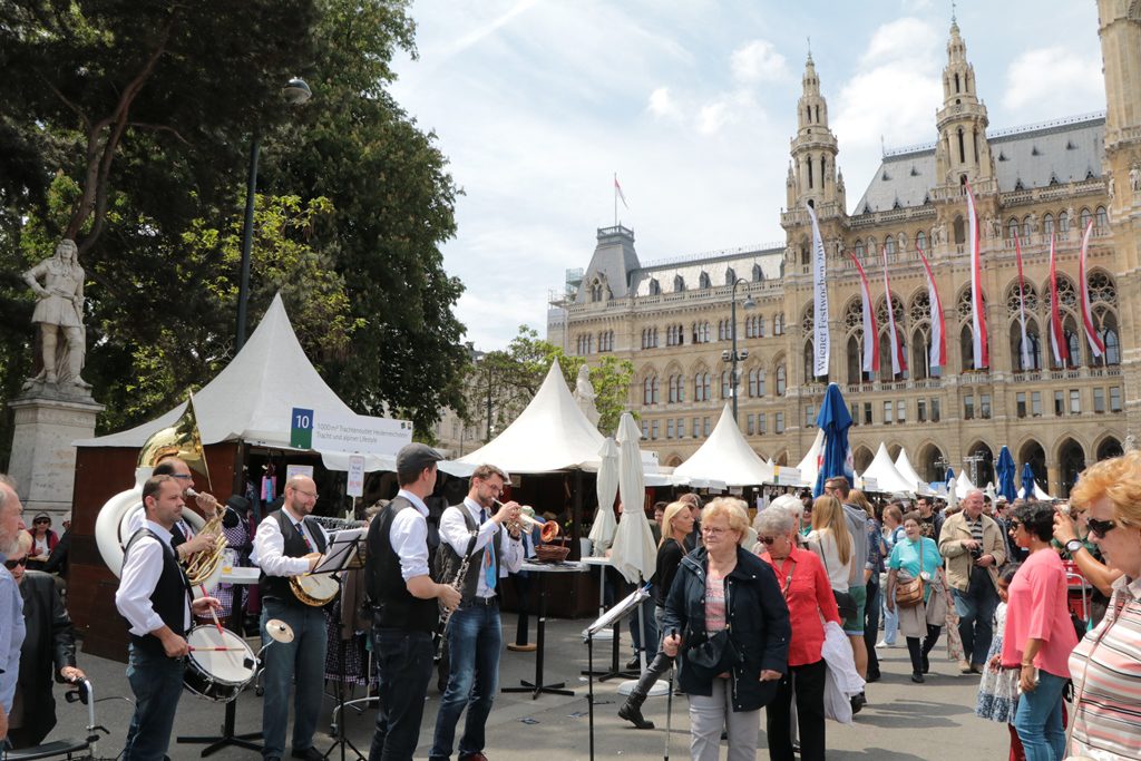 Sight-seeing in Vienna, Austria
