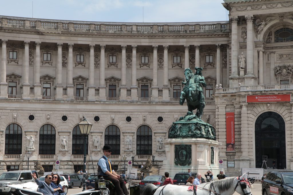 Sight-seeing in Vienna, Austria