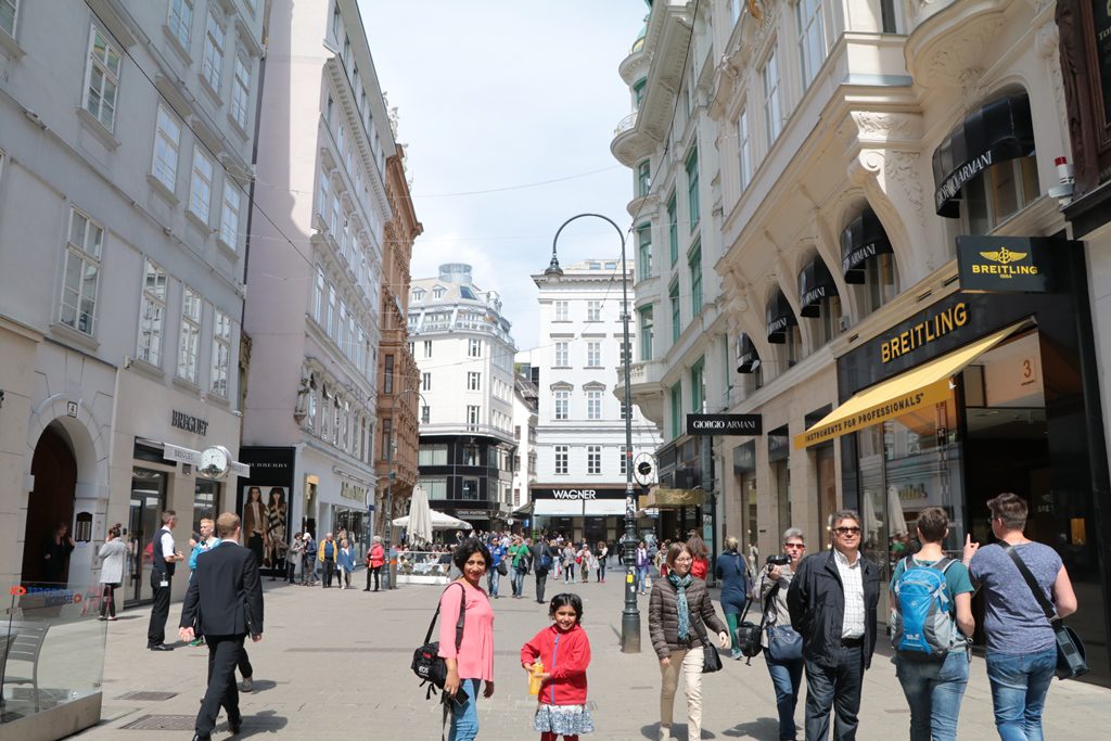 Sight-seeing in Vienna, Austria