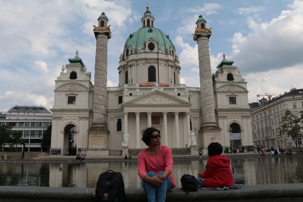 Sight-seeing in Vienna, Austria