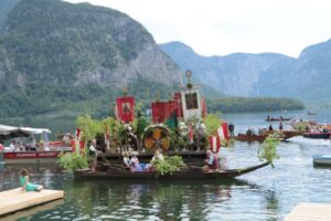 Corpus Christi celebrations in Hallstat, Austria