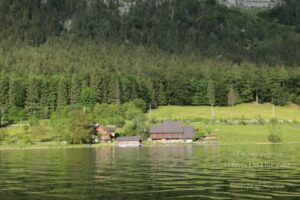 Boating in Hallstat, Austria