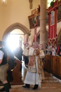 Corpus Christi procession in Hallstat, Austria