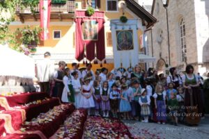 Corpus Christi procession in Hallstat, Austria