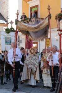 Corpus Christi procession in Hallstat, Austria