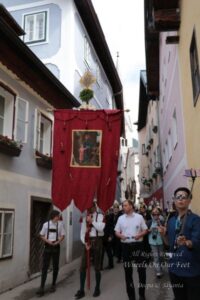 Corpus Christi procession in Hallstat, Austria