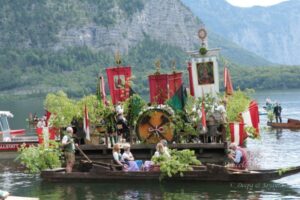 Corpus Christi procession in Hallstat, Austria
