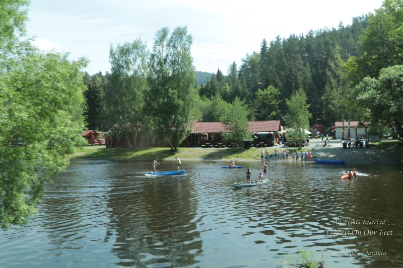 Drive from Hallstat (Austria) to Cesky Krumlov (Czech Republic)