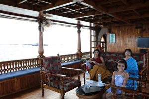 Houseboat cruise in the backwaters of Kerala, India