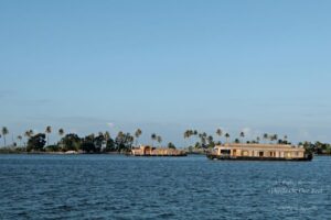 Houseboat cruise in the backwaters of Kerala, India