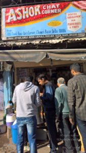 Old Delhi Food Trail -- Ashok Chaat COrner in Chawri Bazar