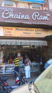 Old Delhi Food Trail -- Chaina Ram Mithaiwala