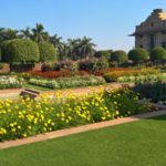 The Mughal Gardens, Rashtrapati Bhavan in Delhi, India