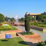 The Mughal Gardens, Rashtrapati Bhavan in Delhi, India