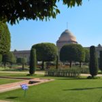 The Mughal Gardens, Rashtrapati Bhavan in Delhi, India
