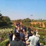 The Mughal Gardens, Rashtrapati Bhavan in Delhi, India