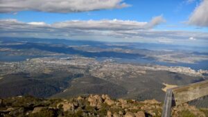 Sight-seeing around Hobart, Tasmania, Australia
